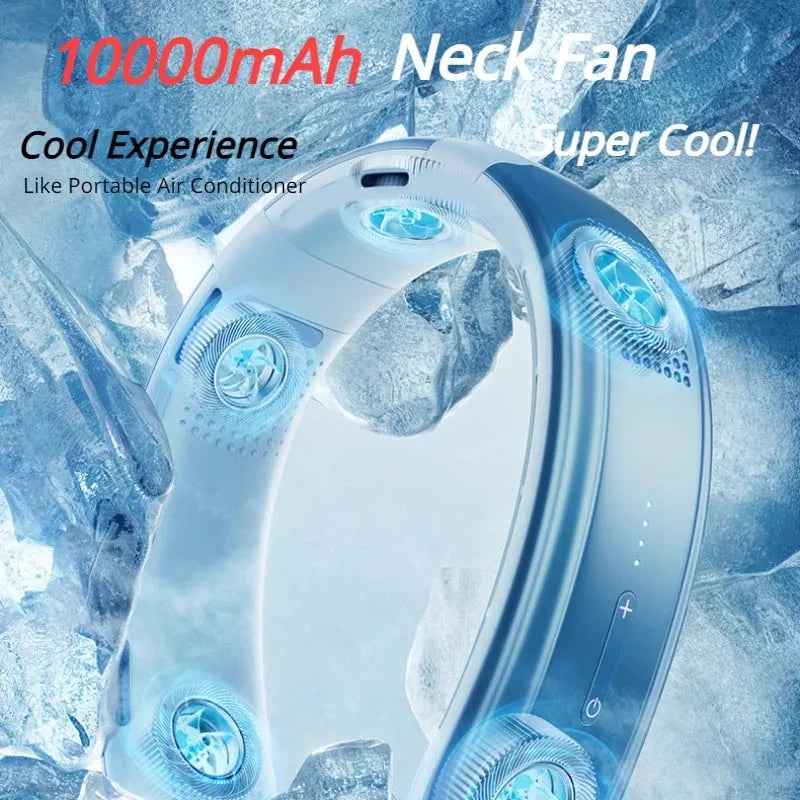 Portable Rechargeable Neck Fan