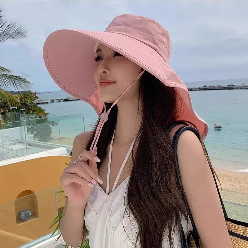 Foldable Wide Brim Sun Hat