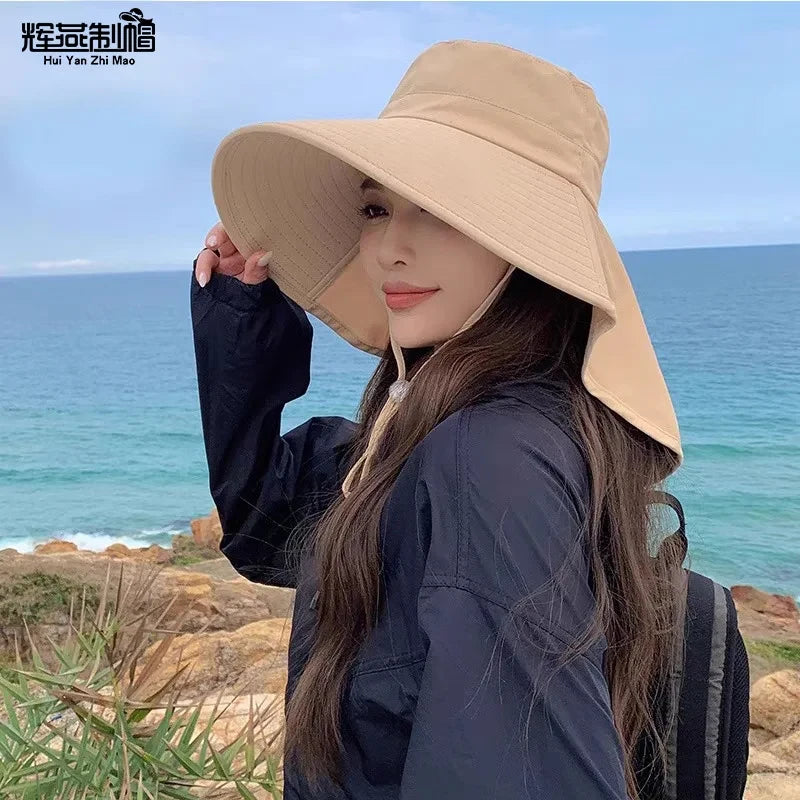 Foldable Wide Brim Sun Hat